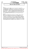 0F2 Bowie Mun TAKE-OFF OBSTACLE NOTES Chart