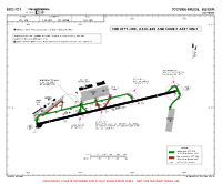EBOS Oostende B777-300, A340-600 AND CODE F TAXI RESTRICTIONS Chart
