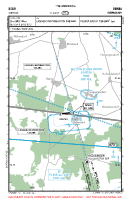 EDBO Oehna VFR APPROACH CHART Chart