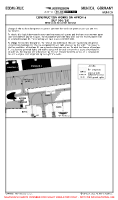 EDDM Munich CONSTRUCTION WORKS ON APRON 6 (TEMP) Chart