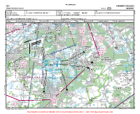 EDFE Frankfurt-Egelsbach VFR APPROACH CHART Chart