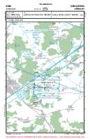 EDND Sinbronn VFR APPROACH CHART Chart