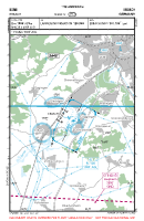 EDNE Erbach VFR APPROACH CHART Chart