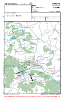 EDNQ Bopfingen VFR APPROACH CHART Chart