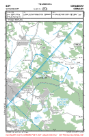 EDPF Schwandorf VFR APPROACH CHART Chart