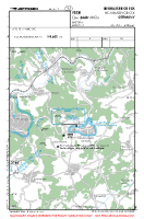 EDSN Neuhausen Ob Eck VFR APPROACH CHART Chart