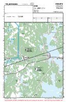 EFKM Kemijarvi VFR APPROACH CHART Chart