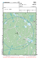 EFRU Ranua VFR APPROACH CHART Chart