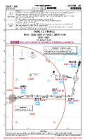 EGKK Gatwick FRANE 1Z RNAV DEP Chart
