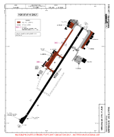 EHBK Maastricht-Aachen B747-8 TAXI RESTRICTIONS Chart