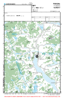 ENFY Fyresdal VFR APPROACH CHART Chart