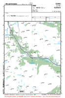 ENLB Bjorli VFR APPROACH CHART Chart