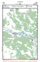 ENRI Frya VFR APPROACH CHART Chart