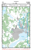 ESKK Karlskoga VFR APPROACH CHART Chart