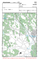 ESKT Tierp VFR APPROACH CHART Chart