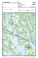 ESKV Arvika VFR APPROACH CHART Chart