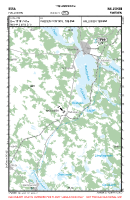 ESNA Hallviken VFR APPROACH CHART Chart