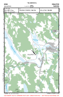 ESNB Solleftea VFR APPROACH CHART Chart