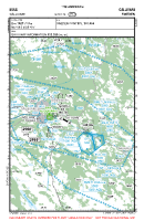 ESNG Gallivare VFR APPROACH CHART Chart