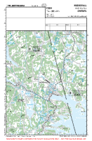 ESNH Hudiksvall VFR APPROACH CHART Chart