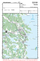 ESNY Soderhamn VFR APPROACH CHART Chart