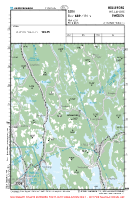 ESVH Hallefors VFR APPROACH CHART Chart