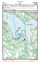 ESVS Siljansnas VFR APPROACH CHART Chart