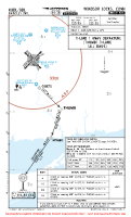 KBDL Bradley International THUMB 1 RNAV DEP Chart