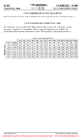 KCBG Cambridge Mun COLD TEMPERATURE TABLE Chart