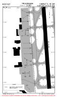 KCLT Charlotte/Douglas International PARKING GATES (CONTD 1) Chart