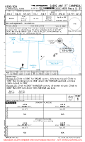 KEOD Sabre Aaf (Ft Campbell) RADAR ASR RWYS 5, 23 Chart