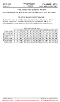KESC Delta Co COLD TEMPERATURE TABLE Chart