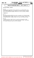 KFWS Ft Worth Spinks TAKE-OFF OBSTACLE NOTES - DEPS (CONTD 5) Chart