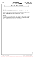 KJSV Sallisaw Mun TAKE-OFF OBSTACLE NOTES Chart