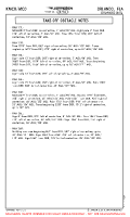 KMCO Orlando International TAKE-OFF OBSTACLE NOTES Chart