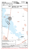 KOAK San Francisco Bay Oakland International SUNNE 1 DEP Chart