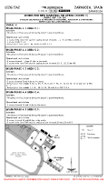 LEZG Zaragoza WORKS FOR NEW MARKINGS ON APRON (TEMP) (CONTD 1) Chart