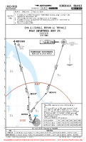 LFBD Merignac CNA & ROYAN 6J RNAV DEPS (TEMP) Chart