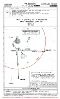 LFBD Merignac OBLOC & VAVIX 6J RNAV DEPS (TEMP) Chart