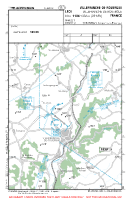 LFCV Villefranche-De-Rouergue VFR APPROACH CHART Chart