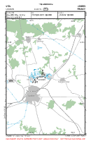 LFDL Loudun VFR APPROACH CHART Chart