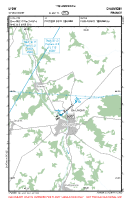 LFDW Chauvigny VFR APPROACH CHART Chart