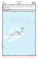 LFEC Ouessant VFR APPROACH CHART Chart