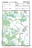 LFEH Aubigny-Sur-Nere VFR APPROACH CHART Chart