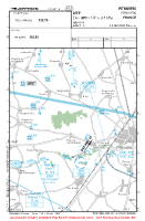 LFFP Pithiviers VFR APPROACH CHART Chart