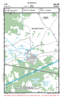 LFGE Avallon VFR APPROACH CHART Chart