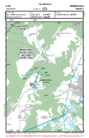 LFGX Crotenay VFR APPROACH CHART Chart