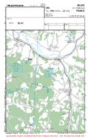 LFIB Saint Pardoux VFR APPROACH CHART Chart