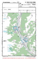 LFKR Saint Remy De Maurienne VFR APPROACH CHART Chart
