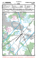 LFOP Rouen/Vallee De Seine VFR TRAFFIC CIRCUIT CHART Chart